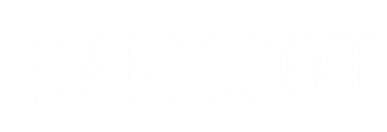 vit logotyp hälsosivt